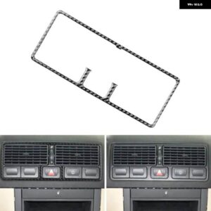 VW ゴルフ 4 ジェッタ ボラ MK4 R32 GTI 1999-2004 カーセンターコントロールパネルエアアウトレットベントカバー カーボン トリム アクセサリー