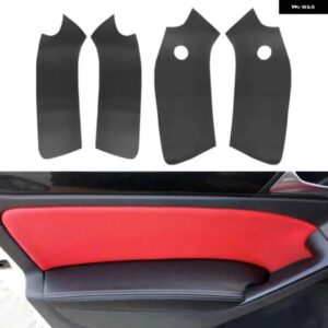 VW ゴルフ MK6 2010-13 ドアハンドルパネル アームレスト マイクロファイバーレザー カバー 4 ドア専用