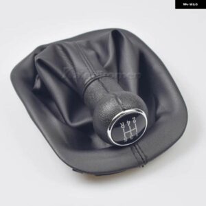 5速 ギア シフトノブ 黒レバー シフター スティックゲートルブーツカバー VW パサート B5 B5.5 B6 1997-2005 内装部品