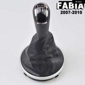 車 マニュアル ギアスティック シフトノブ ギアボックス シフトノブ ブーツシュコダファビア 2 II ルームスター 2006-2010 ギアボックス