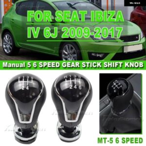 ギア シフトノブ レバー シフター ハンドルスティックシート イビザ IV 6J 2009-17