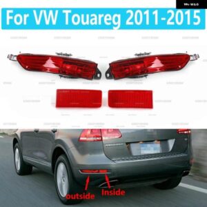 VW トゥアレグ 2011-15 自動左右リアバンパー リフレクターハザード灯ストリップバー 7P6945105 7P6945106