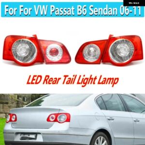 車 LED リア テールライト ランプ DRL スタイリング外側内側左側右側 VW パサート B6 SENDAN 2006/11/01