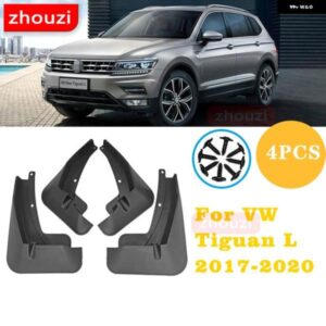 4個 マッドフラップ フロントリアマッドフラップ マッドガードスプラッシュガードフェンダーフレア VW ティグアン L 2005-2020