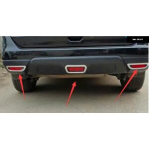 ABS クローム リア フォグライト ランプカバー トリム 2014 2015 201産エクストレイル X トレイル XTRAIL テール フォグライト カバー ACC