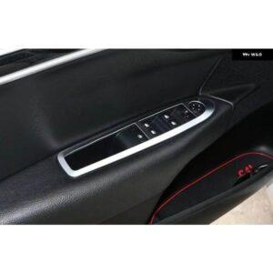 ABS クローム ウィンドウリフトスイッチカバー ウィンドウ アームレスト カバー ウィンドウレギュレーターカバー 2013-2017 シトロエン C4L スタイリン