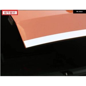 SKODA KAROQ 2018-2020 アクセサリー 外装 装飾リアドアテールゲート トランク トリム クローム フレーム トリム カバー バンパー