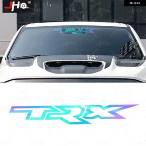 フロントガラス TRX ステッカー ダーク デカール 自動車 装飾 フィルム RAM 1500 TRX 2021-23 アクセサリー