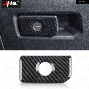 ABS カーボングレイン副パイロットストレージグローブボックス ハンドルフレームカバー トリム RAM 1500 TRX 2021 2022 ピックアップアクセサリー