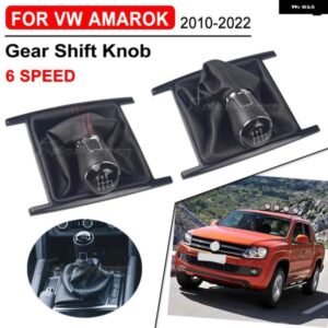ギアスティック シフトノブ レザー ゲートルブーツカバー 車 6スピード VW AMAROK 2010-18-2022