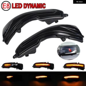 ダイナミック LED ウィンカーバックミラー インジケーターウインカーライトインフィニティ Q50 Q50S Q50L 2014-18