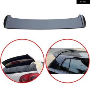 ABS VW ゴルフ 5 MK5 GTI R32 2004 2009 オシールリアウイングルーフスポイラー黒カーボンの外観