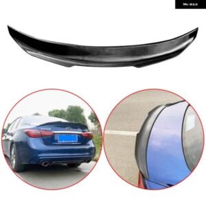 インフィニティ Q50 Q50S 2014-2020 4 ドアサルーン PSM スポイラー ABS リアウイング黒白