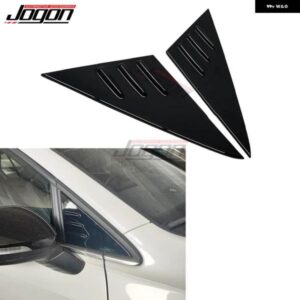 2個 VW ゴルフ 8 MK8 MK VIII 2020 2021 2022 フロントサイドトライアングル A ピラー窓トライアングルカバー パネル トリム アクセサリー