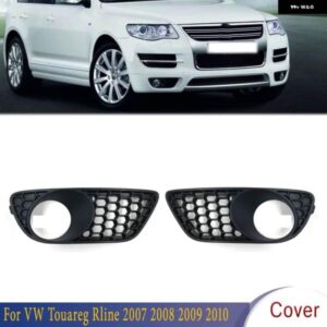 フロントバンパー フォグライト カバー グリル VW トゥアレグ RLINE 2007 2008 2009 2010 7L9853663A9B9 7L9853664A9B9