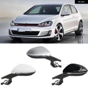VW ゴルフ 7 MK7 2014-2016 5GG857507A 電動折りたたみバックミラー アセンブリ 加熱ミラー 電気調整ライト
