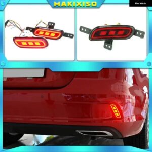 MG MG6 2017-2019 12V 車 LED リア テールライト ブレーキライトウィンカーリフレクター