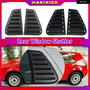 ペアリアサイドウィンドウシャッターカバー トリム ウィンドウルーバーサイドエアベント トリム VW ゴルフ 4 MK4 1997-2006