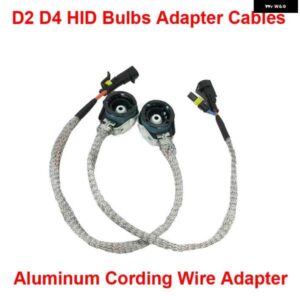 2個 D2S D2R D2C D4S D4R D4C OEM HID キセノン ヘッドライト 電球 バラスト アルミコーディング配線ハーネス ケーブル アダプターホルダー ソケット