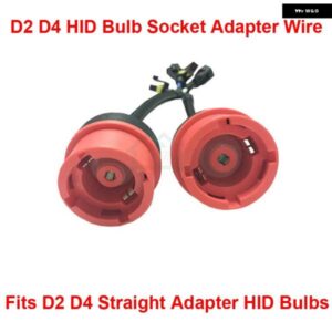 2個 D2S D2R D2C D4S D4R D4C OEM HID キセノン ヘッドライト 電球 バラスト 直線ワイヤーハーネス ケーブル アダプターホルダー 配線ソケット