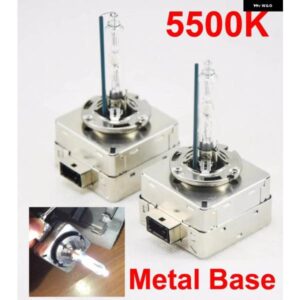 1ペア 2個 12 V 35ワット D3 D3S D3C アルミメタルベースランプホルダー 車 HID キセノン ヘッドライト OEM 交換用 電球 5500 K ホワイト