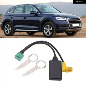 MMI 3G AMI 12PIN 5.0 AUX ケーブル アダプター ワイヤレス O 入力交換 S5