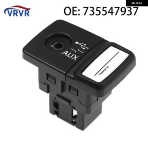 735547937 車補助 AUX USB ポート オーディオ インターフェイスフィアット 500 パンダプント