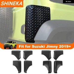 スズキ フロントリアフェンダーテールゲート角ラップ 装飾 ガードカバー ジムニー JB64 JB74 2019 アップ 外装 アクセサリー