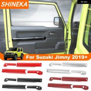 スズキ 車インナードア アームレスト パネル ハンドルカバー 装飾 トリム ジムニー 2019-23 インテリア アクセサリー