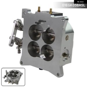 CNC ビレット 1000CFM 4150 フランジ キャブレター スロットルボディ 1.75インチ コア 4 バレル ブラック/
