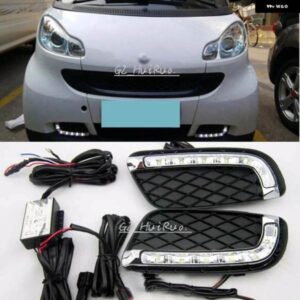 スマート フォーツー 39783 8ワット ハイパワー LED デイタイム ランニングライト DRL ランプキット 2個