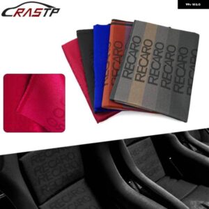 JDM RECARO レーシングカーシート生地花嫁生地布 100 CM X152 CM自動車生地 インテリア アクセサリー 1個 = 1メートル * 1.52メートル BAG072
