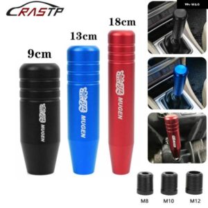 9 CM/13 CM/18 CM MUGEN ギアシフト ノブ合金 つや消し 拡張 マニュアル トランス ミッション ギアシフト レバー ノブ RS-SFN161