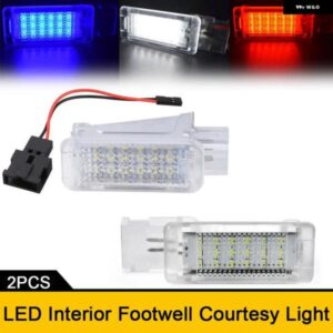 カー スタイリング CANBUS LED 足元ライト ゴルフ 5/6 ゴルフ プラス ジェッタ パサート CC シャラン トゥアレグ EOS 自動交換