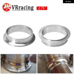 2.75インチ 70MM V バンドクランプフランジオスとメスフランジターボ縦樋ウエストゲート V バンドターボマフラーカーアクセサリー