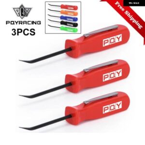 3個 ポケットプライバーショートアングル操作便利ツール 4 面グリップ PQY-GJ005-QY