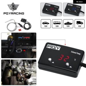 排気温度計排気ガスメーターデジタルセンサー付き EXT 温度計ターボ 4WD ハイラックスパトロール EGT PQY-TAG06-QY