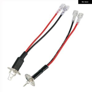 H1 ソケット 1ピン 2ピン アダプターワイヤー LED 交換用 電球 シングル ダイオード コンバーター配線 ヘッドライト 電球 コネクター
