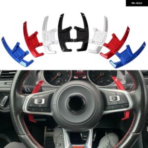 2X 交換用ステアリングホイールシフト パドル シフター VW ゴルフ GTI R GTD GTE MK7 ポロ GTI シロッコ ティグアン RLINE PASSAT T-ROC