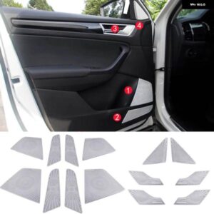 シュコダ コディアック 2017-20 カー オーディオ スピーカー ドア スピーカー トリム ステッカー インテリア トリム ドア オーディオ スピーカー カバー