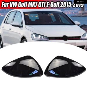 バックミラー カバー ハウジング VW ゴルフ 7 MK7 GTI 2014-2018 サイドウイングミラー キャップ交換用カーアクセサリー