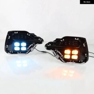 カー点滅 1ペア MG ZS 2020 2021 2022 車 LED DRL デイタイム ランニングライト ウィンカーランプ フォグランプ カバー