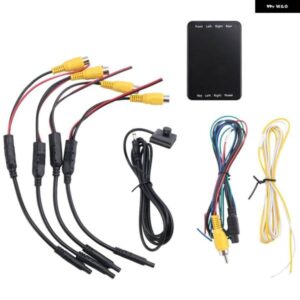 4 ウェイ カメラ スイッチシステム 360 ビュー カメラ コントロール ボックス リアフロント カメラ リアビューバックアップ カメラ 車