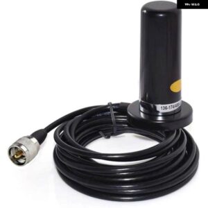 OPPXUN ミニデュアルバンド VHF UHF HH-N2RS アンテナ磁気 マウント 付き 5メートル RG316 ケーブル 車車両モバイルラジオ QYT TYT