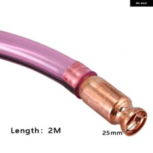 25MM X 2メートル PVC 燃料サイフォンホース 銅ジグラージグルサイフォンポンプ 水ロード管
