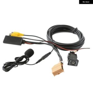 12VMM I 2G BLUETOOTH AUX ケーブル アダプター 音楽 オーディオ マイク Q7 A6 A8 2006-2008 J523 専用 AV1 AV2 モード