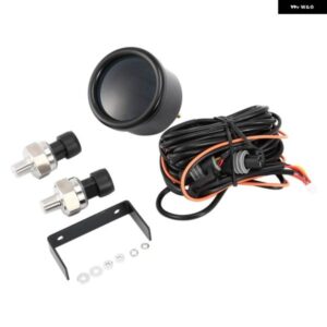 デュアルエアサスペンションゲージエアライドエア圧ゲージ PSI ブルー LED 2個 電気センサー