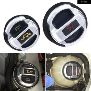 2個 車 冷却液 オイルエクスパンション タンクキャップ カバー シロッコ パサート CC -R8 420121321 420103485B