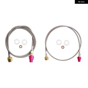 CO2 アダプター ソーダ クイック コネクト ホース 1.5 M 大型 CO2 ボトル 水炭酸化装置 DUO/TERRA/ART と互換性あり