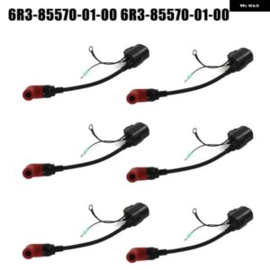 6個 船外 点火 コイルヤマハ 100HP 115HP 130HP 140HP 150HP 175HP エンジン 6R3-85570-01-00 6R3-85570-01-00